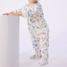 Load image into Gallery viewer, Animals Side-Zip Footie
