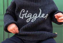 Load image into Gallery viewer, Giggles Chunky Knit Slouchy Baby Pullover Sweater-Organic
