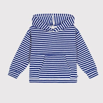 Terry Striped Hoodie