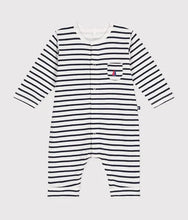 Load image into Gallery viewer, Navy Striped Playsuit
