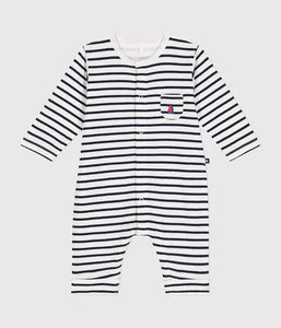 Navy Striped Playsuit