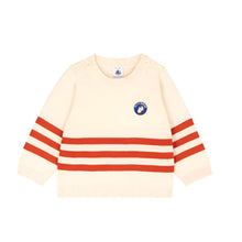 Load image into Gallery viewer, Baby Red Stripe Sweater
