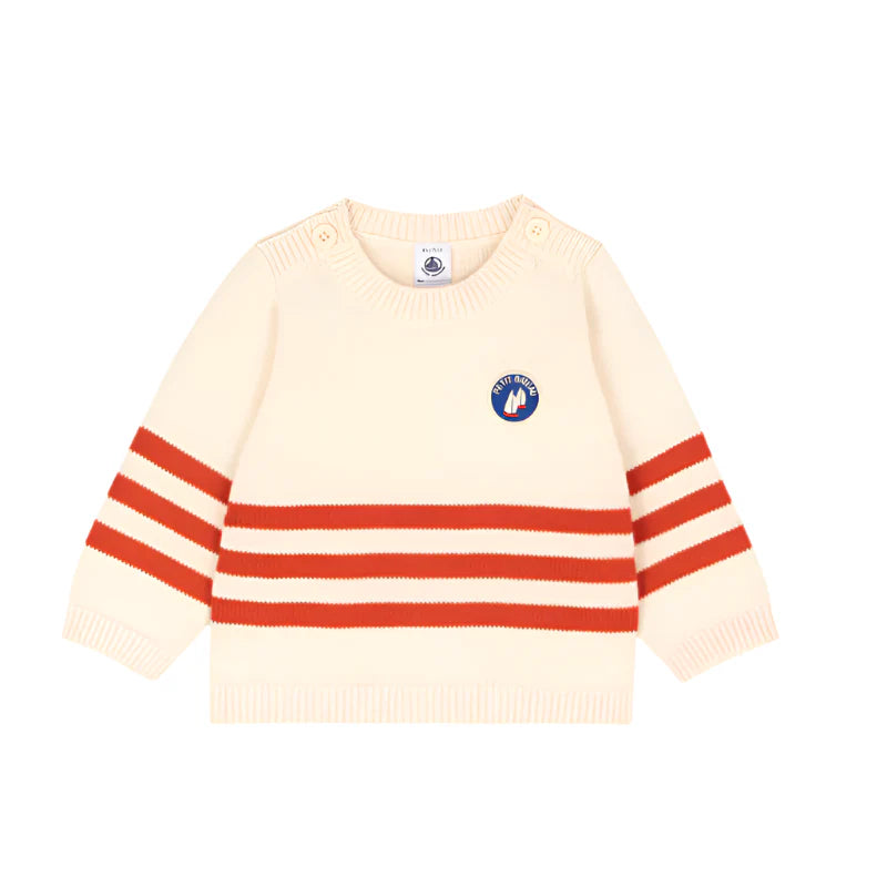 Baby Red Stripe Sweater