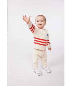 Baby Red Stripe Sweater