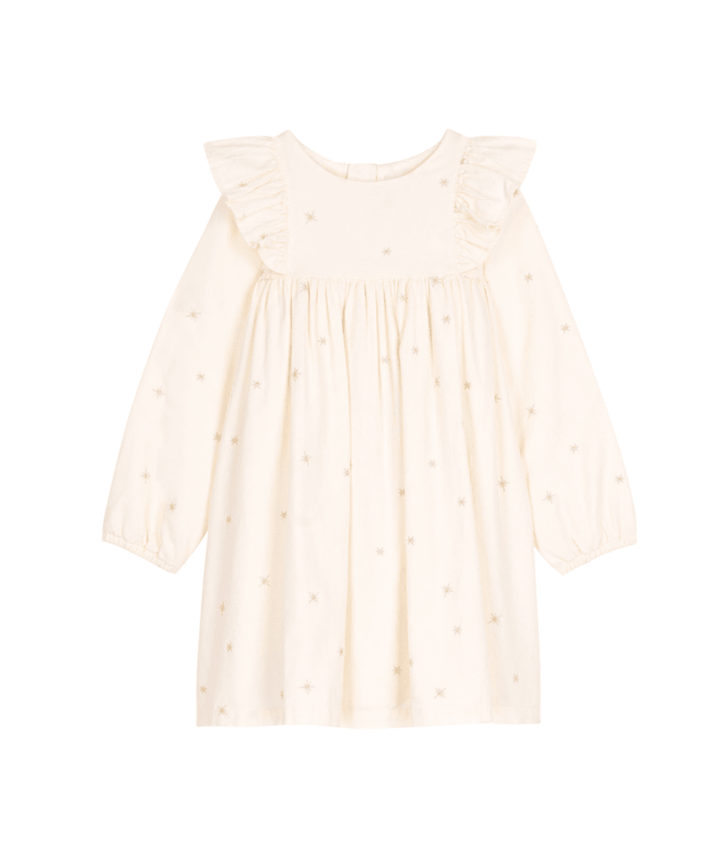 Corduroy Silver Stars Dress