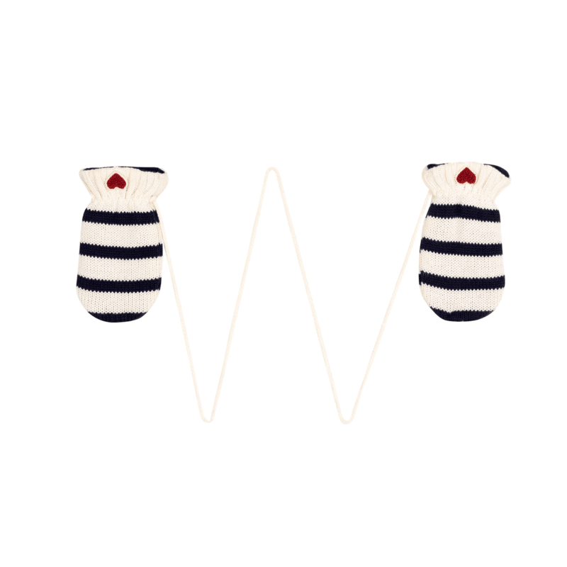 Baby Knit Stripe Mittens