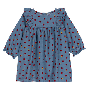 Baby Corduroy Dress with Apples
