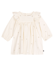 Load image into Gallery viewer, Baby Corduroy Dress with Silver Stars
