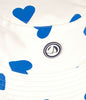 Blue Heart Print Rain Hat