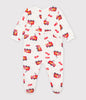 Baby Boy Back Snap Fire Truck Footie