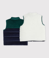 Load image into Gallery viewer, Baby Boy Corduroy Color Block Reversible Vest
