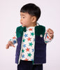 Baby Boy Corduroy Color Block Reversible Vest