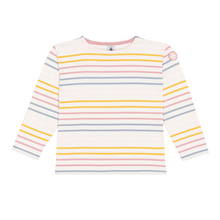 Load image into Gallery viewer, Children's long-sleeve shirt with multicolored stripes 
