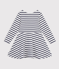 Load image into Gallery viewer, Girls Long Sleeve Stripe Dress
