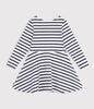 Girls Long Sleeve Stripe Dress