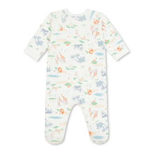 Load image into Gallery viewer, Animals Side-Zip Footie
