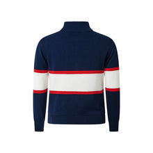 Load image into Gallery viewer, Striped Half Zip Sweater
