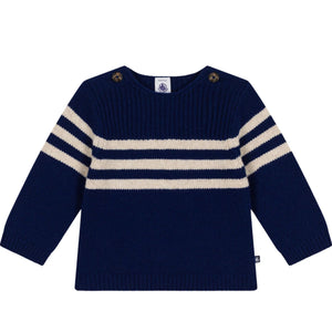 Baby Navy Striped Sweater