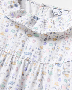Twill Scarlett Nightgown in Baking Spirits Bright