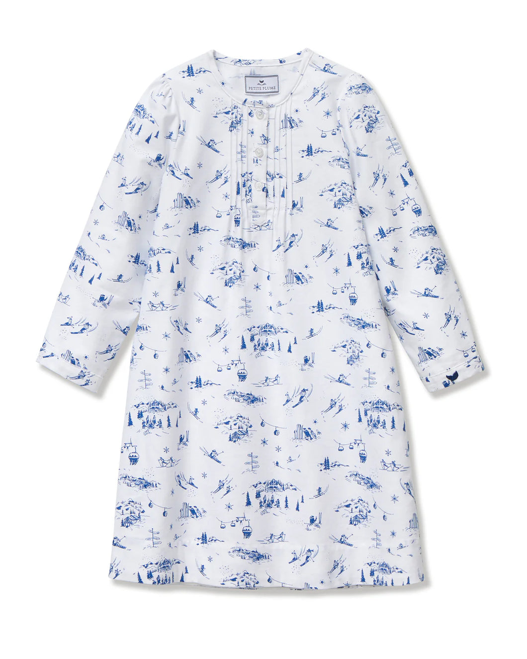 Twill Beatrice Nightgown in Chalet Toile