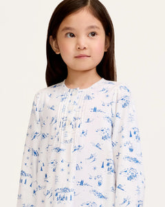 Twill Beatrice Nightgown in Chalet Toile