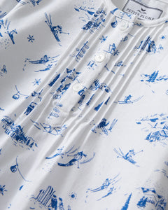 Twill Beatrice Nightgown in Chalet Toile