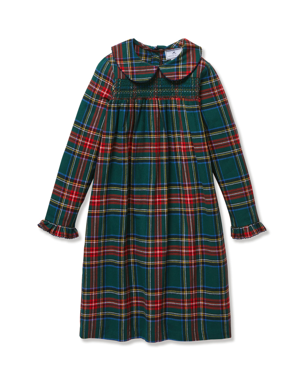 Brushed Twill Eloise Nightgown in Kensington Tartan