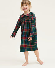 Load image into Gallery viewer, Brushed Twill Eloise Nightgown in Kensington Tartan
