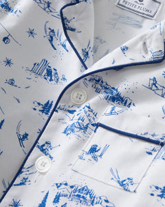 Twill Pajama in Chalet Toile