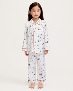 Twill Pajama in Holiday Town
