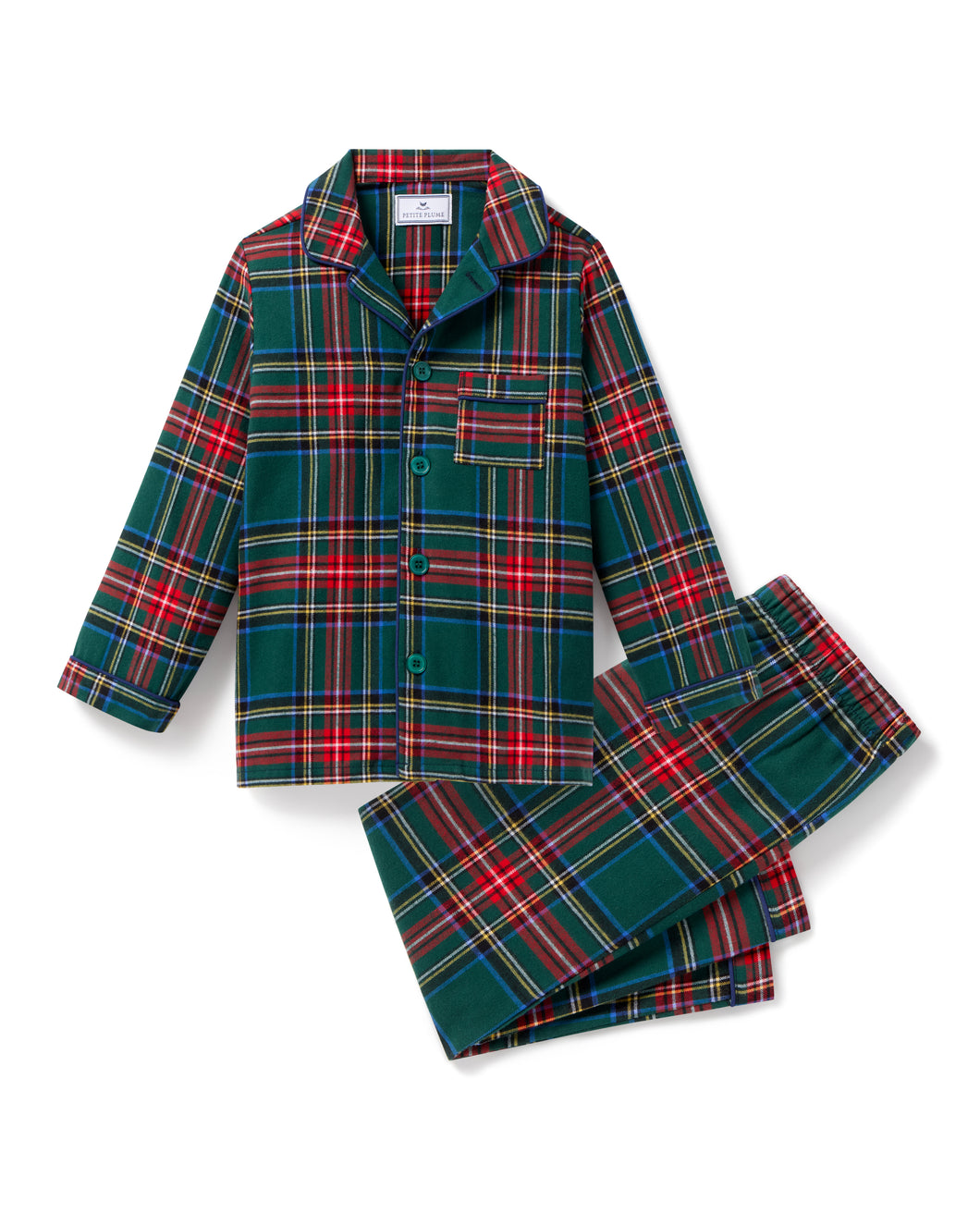 Brushed Twill Pajama in Kensington Tartan