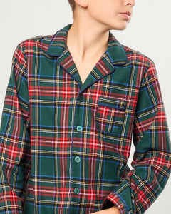 Brushed Twill Pajama in Kensington Tartan