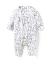 Load image into Gallery viewer, Baby Twill Madeline Romper in Baking Spirits Bright
