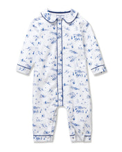 Load image into Gallery viewer, Baby Twill Cambridge Romper in Chalet Toile
