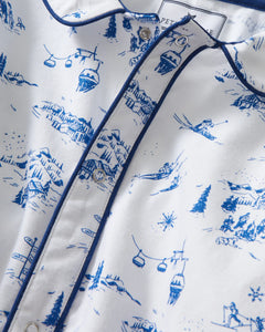 Baby Twill Cambridge Romper in Chalet Toile