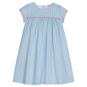 Blue Daisy Charlotte Dress