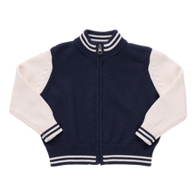 Load image into Gallery viewer, Boy’s Varsity Zip Sweater

