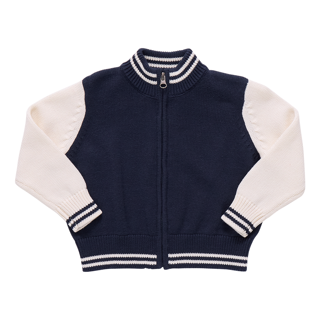 Boy’s Varsity Zip Sweater
