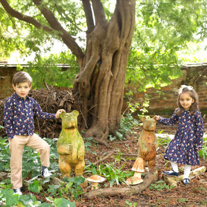 Owls in The Woods Pleated Dress