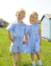 Load image into Gallery viewer, Sailboat Sleeveless Button-Front Dress

