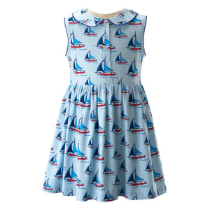 Jersey Sailboat Dress