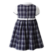 Load image into Gallery viewer, Check Pinafore Dress Set
