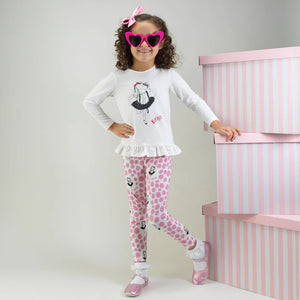 Eloise Polka Dot Jersey Legging Set