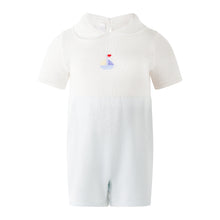 Load image into Gallery viewer, Sailboat Embroidered Babysuit
