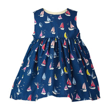 Load image into Gallery viewer, Baby Sailboat Dress and Bloomers
