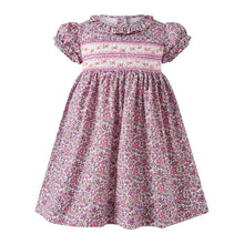 Load image into Gallery viewer, Baby Floral Smocked Dress and Bloomers
