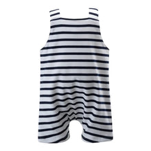 Load image into Gallery viewer, Baby Stripe Anchor Jersey Shortall
