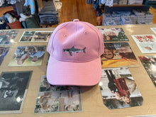 Load image into Gallery viewer, Great White Shark Cotton Canvas Baseball Hat Pink
