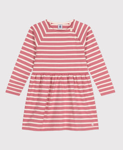 Long-Sleeve Striped Dress