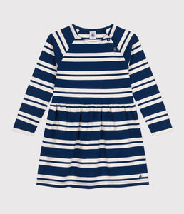 Long-Sleeve Striped Dress